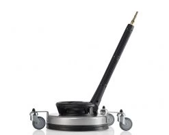 Kränzle Accessoires Nettoyeur Haute Pression 41890 Roundcleaner UFO Long Inox 350 Mm Avec Roues Et Buse à Raccord Rapide D12 Taille 055