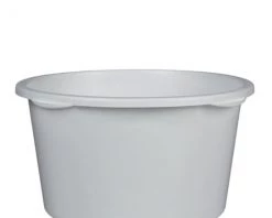 Little Jumbo Mélangeur 431106506 Bac à Mortier PE 65 Litres Blanc