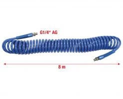 KS Tools Outils Pneumatiques 515.3340 PU Tuyau Spiralé Pour L'air, Ø 10mm 8 Mtr. -Mélangeur Soldes 515 3340 pu tuyau spirale pour l air o 10mm 8 mtr 1 2