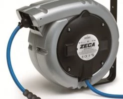 Zeca Outils Pneumatiques 800015 813/8/S Enrouleur De Tuyau D'air ø 8 Mm GRIS 10+2 Mt PVC